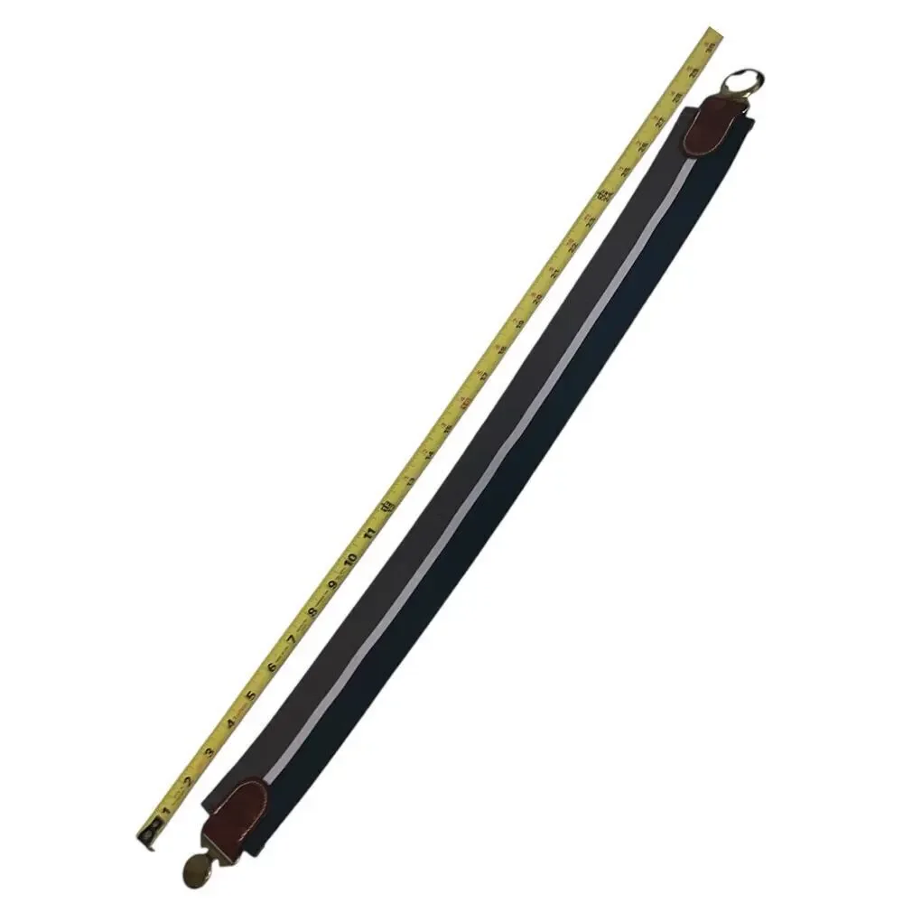 Elastic Belt- Genuine Leather Clasps, MADE IN USA, size XS/S